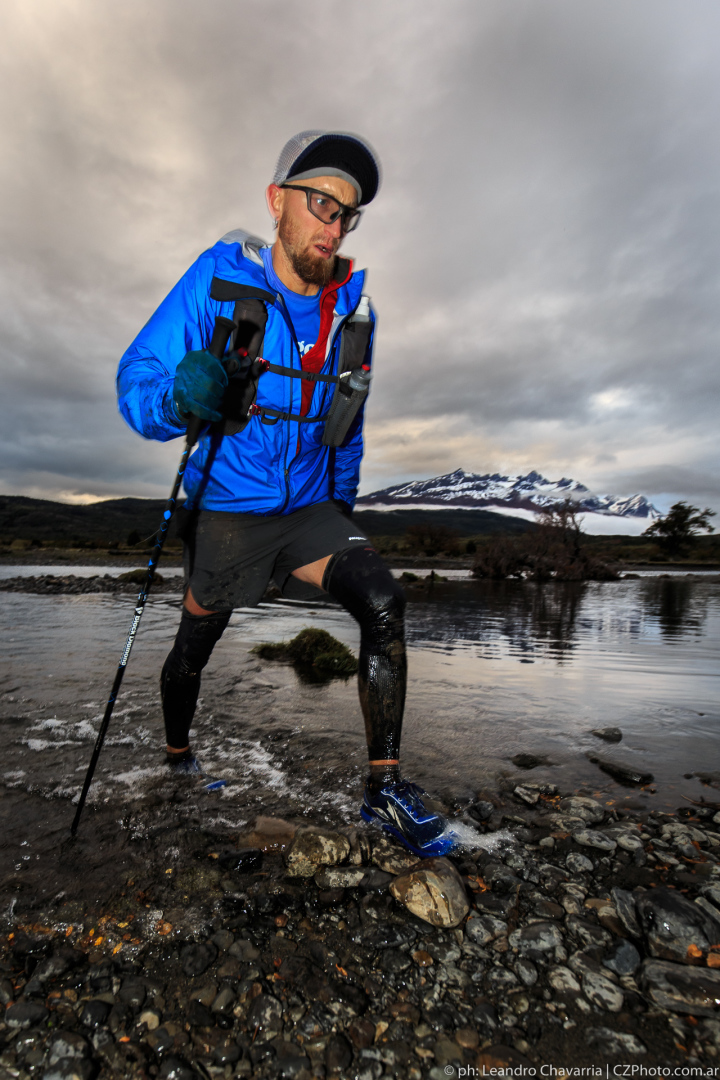 Exiting the river crossing at Estancia Perales. Photo by Leandro Chavarria.