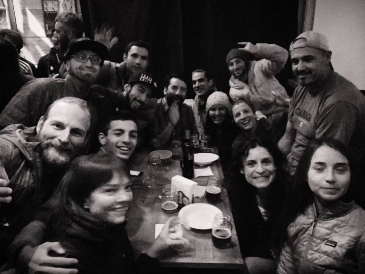 Out on the town after the race. Photo by Candice Burt.