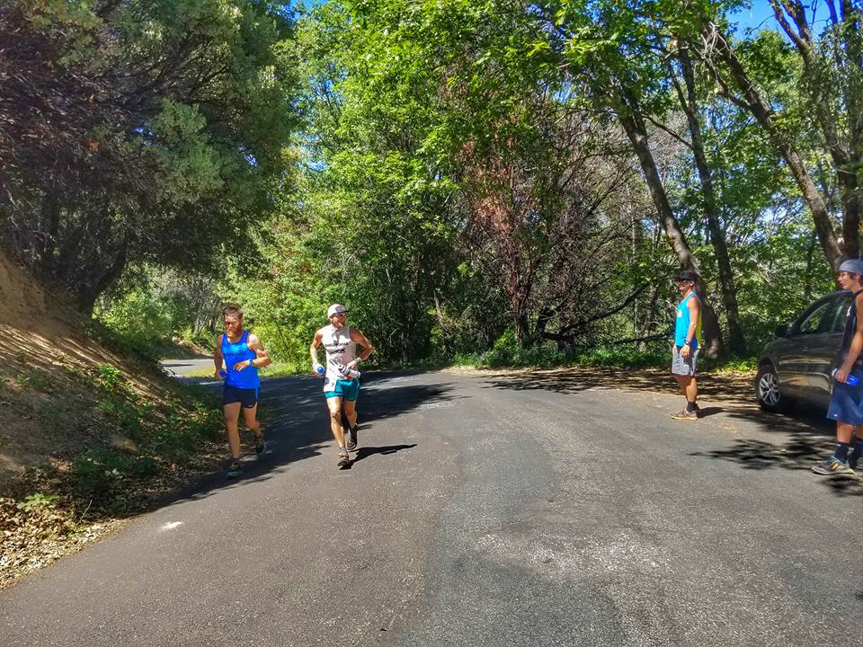 Running up Bath Road. Photo by Chris Blagg